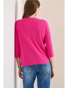 Cecil TOS Solid Tunic 324815 Beetroot Pink 2