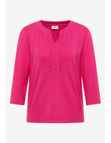 Cecil TOS Solid Tunic 324815 Beetroot Pink