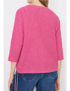 Cecil Structured Boatneck Dolman 303813 Beetroot Pink 2