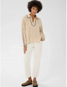 Part Two AimyPW Blouse Sand