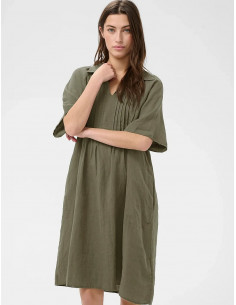 Part Two AylaPW Dress Smokey Olive
