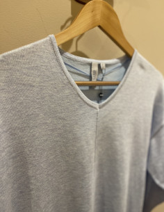 Ciso 3/4 Sleeve Pullover 216869 ljusblå 2
