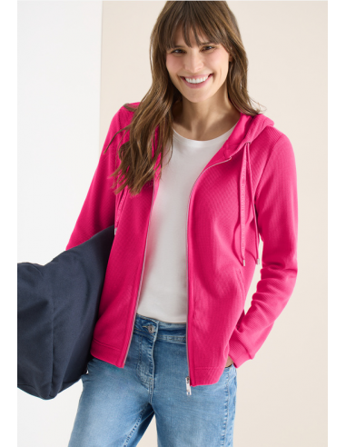 Cecil NOS Solid T-Shirt Jacket 324827 Beetroot...
