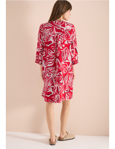 Cecil AOP Structure Dress 144850 Glazed Apple 2