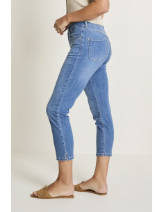Para Mi Capri Jeans Mid Blue 2
