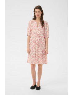 Part Two BenetePW Dress Peach Blossom Dot Paisley 2