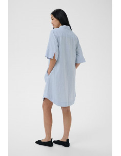 Part Two BerritPW Dress Light Blue Chambrey 2