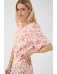 Part Two BenthaPW Blouse Peach Blossom Dot Paisley 2