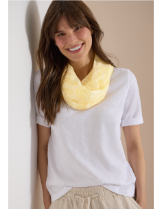 Cecil Solid Burnout Loop 573130 Buttermilk Yellow