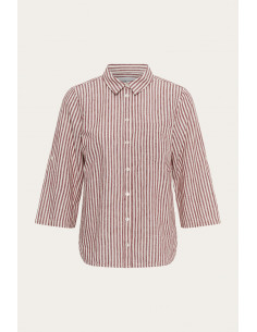 Part Two CindiePW Shirt Burnt russet stripe