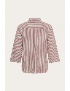 Part Two CindiePW Shirt Burnt russet stripe 2