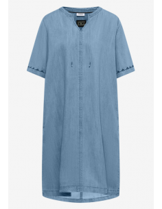 Cecil Denim Look Dress 144897 Light Blue Wash