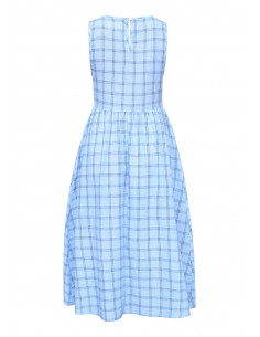 Sisters Point Eliba Dress Blue Check 2