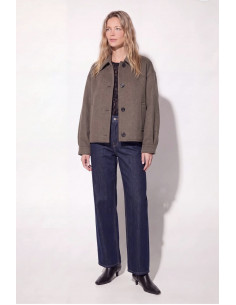 Rock and Blue Cleo Jacket Mole Brown Melange