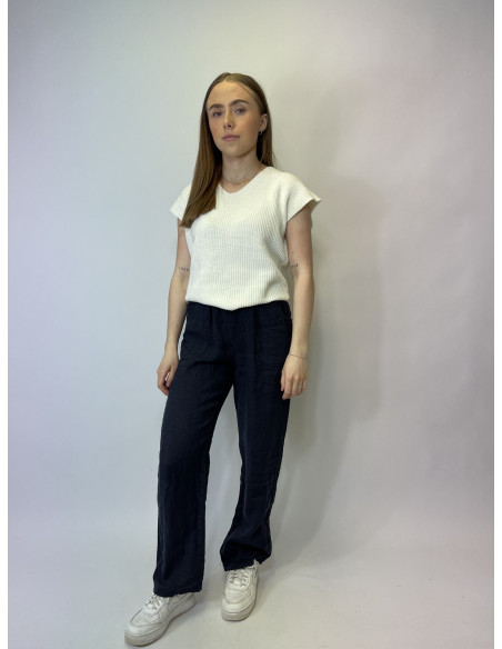 Barbara Lebek Pullunder Vit