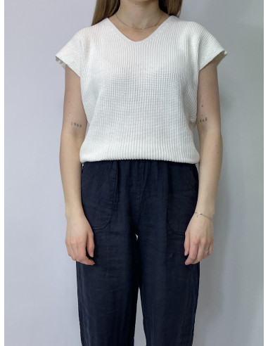 Barbara Lebek Pullunder Vit