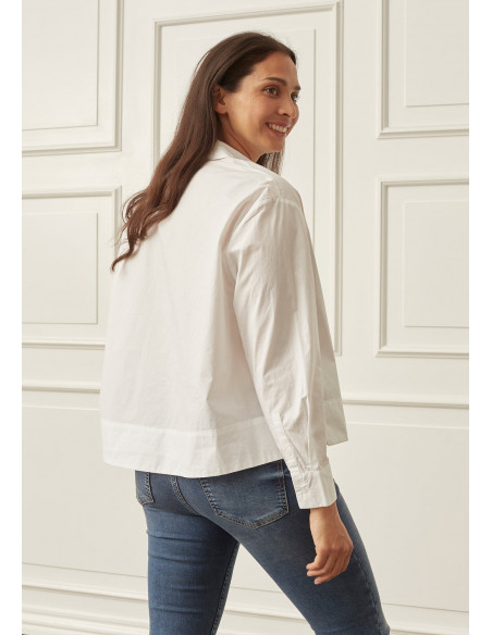 Isay Bellis Shirt Jacket Vit