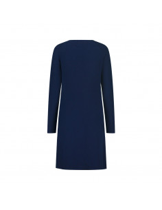 Mansted MOTOR Dark Blue Stickad Klänning 2