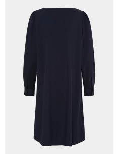 Isay Sigga V-neck Dress Navy 2