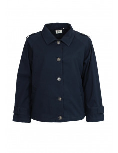 Isay Botelle Short Coat Navy