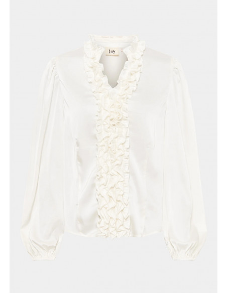 Isay Steff Blouse Broken White