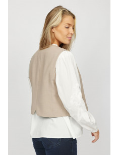 2-biz Fablo Waistcoat Sand 2