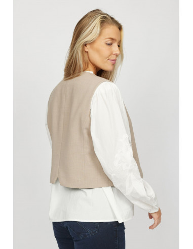 2-biz Fablo Waistcoat Sand