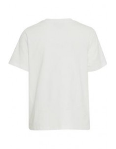 ICHI IHPALMER LOOSE SS T-Shirt Vit 2
