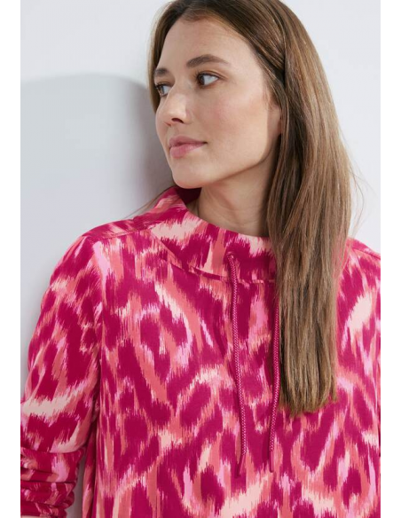 Cecil AOP Printed Dress Pink Sorbet